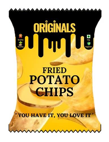 ORIGINALS Spicy Fried Potato Chips | Aloo Chips | Falhri | Healthy Indian Snack | 250 grams