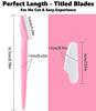 KHUSHI Women Face Razor Eyebrow & Facial Hair Removal Razor Safe & Painfree Remover Pack of 6 Razors view 2