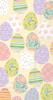 Boston International IHR 3-Ply Paper Napkins, 16-Count Guest Size, Eggstra Eggs Cream view 1