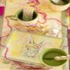 Boston International IHR 3-Ply Paper Napkins, 20-Count Cocktail Size, Bunny Flower Crown view 3