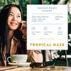 Korebi Tropical Haze | Artisan Coffee | Medium Roast | 100% A & Above Arabica | Hand-Roasted | Whole Beans | Single Origin | Bold & Bright Flavour Notes | Freshly Packed (Aero Press Grind, 250 Grams) view 3