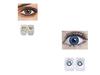 HAZEL AND DARK AQUA BLUE MD SPARKLE 2 PAIR MONTHLY COLOR CONTACT LENS WITH CASE, LENS HOLDER AND 60 ML SOLUTION (PACK OF 2 PAIR) view 1