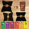 BOGATCHI Rakhi with Chocolates Gift pack, Rakhi for Brother with Chocolate Butterscotch Nuts, 50g + 3 Rakhi Set + Roli Chawal + Free Rakhi Story Card, Rakhi with sweets, Rakhi Chocolates Combo,B5 view 1