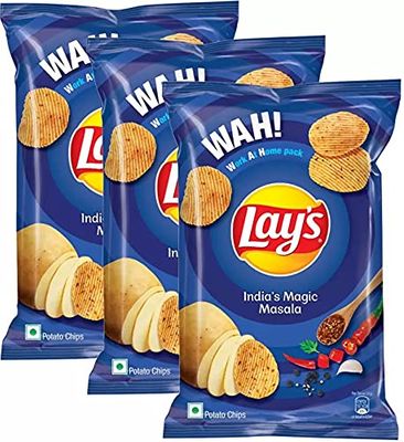 Lay's Potato Chips - Magic Maasala, 240gram (Pack of 3)