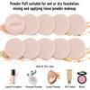 Cosluxe Pure Cotton Powder Puff,Puff, for Powder Foundation, 3 Normal size, Blending for Loose Powder Mineral Powder Body Powder (PACK OF 6, BIG) view 4