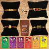 BOGATCHI Rakhi with Chocolates Gift pack, Rakhi for Brother with Chocolate Butterscotch Nuts, 50g + 4 Rakhi Set + Roli Chawal + Free Rakhi Story Card, Rakhi with sweets, Rakhi Chocolates Combo,C8 view 1