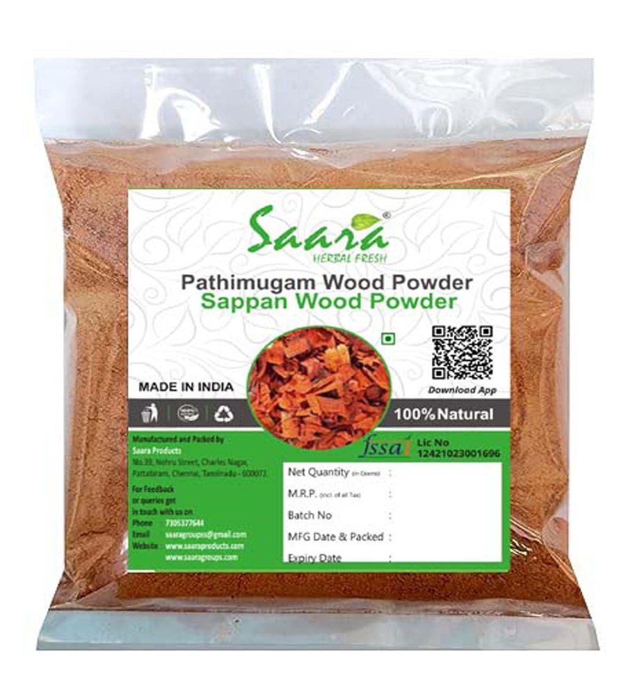 Saara HERBAL FRESH Pathimugam Powder, Sappan Wood, Patang, Pathimukham Powder, Good Drink for Diabetic Patients, 900g