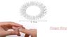 Acs sujok rings for fingers sujok ring set acupressure ring for fingure 100 Pcs Silver Best view 3