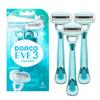 Dorco EVE 3 Women's Disposable Razors | Wide moisture bar, 3 Blades for smooth shave (1pack (3ct)) view 1