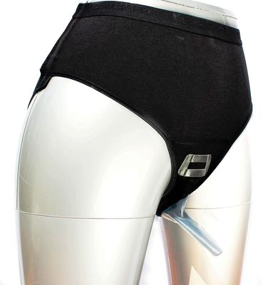 goodfeel NOW I CAN, Openable Panty for Women | Reusable Standing Urination Leak Proof Panty for Women, Girls | Public Toilets, Travel, Camping, Hiking and Outdoor Activities BLACK