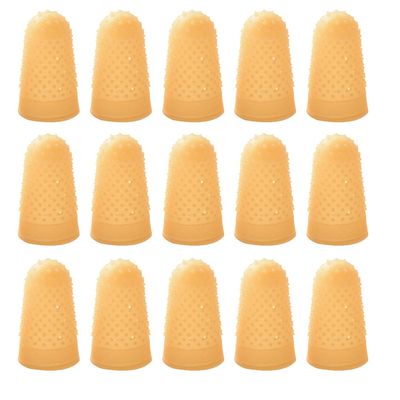 25pcs Anti- Static Finger Tips Guard Anti- Slip Finger Covers Rubber Sleeves
