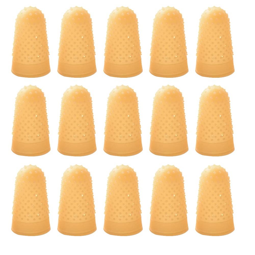 25pcs Anti- Static Finger Tips Guard Anti- Slip Finger Covers Rubber Sleeves