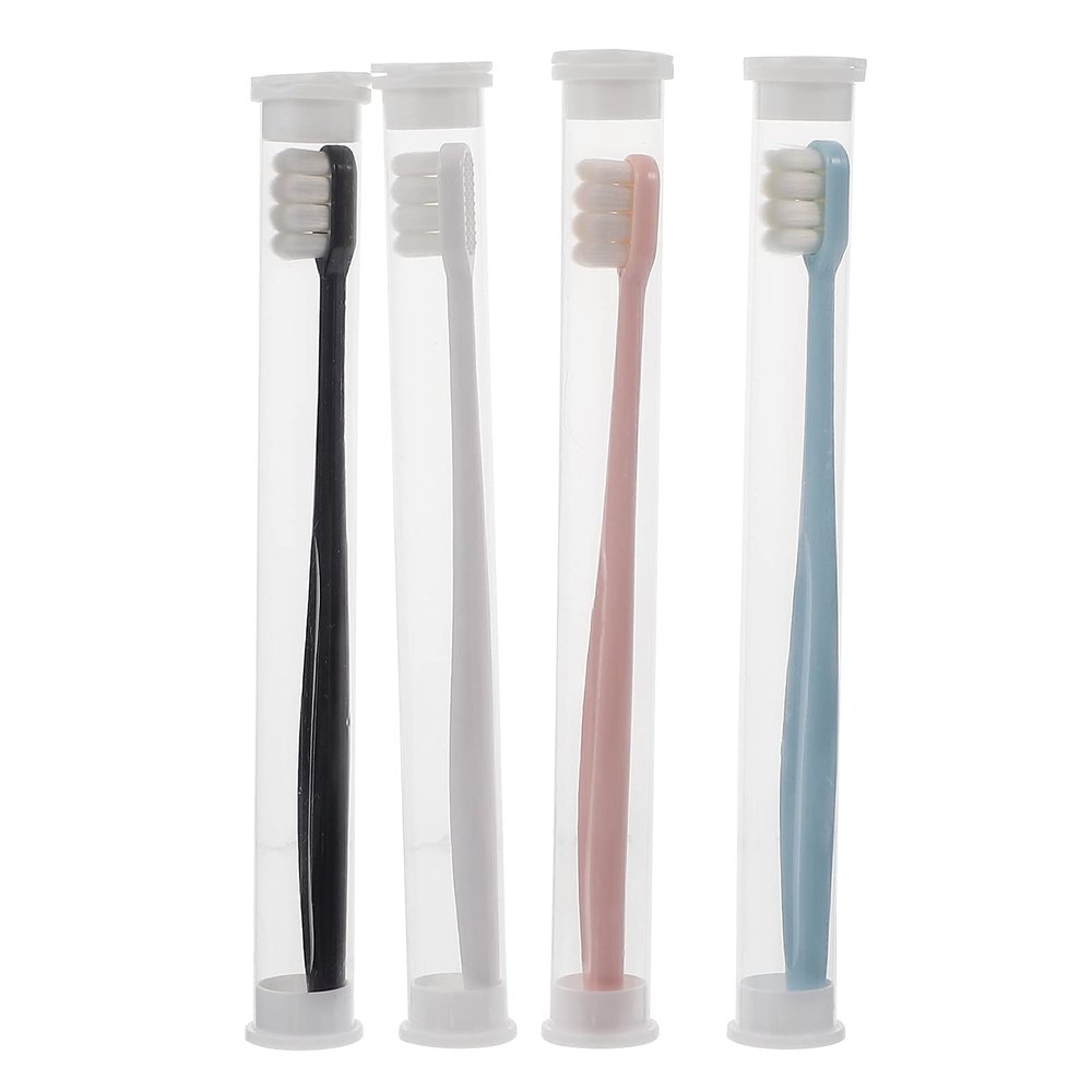 4Pcs Children Pregnant Woman Toothbrushes Manual Adults Soft Bristle Toothrushes