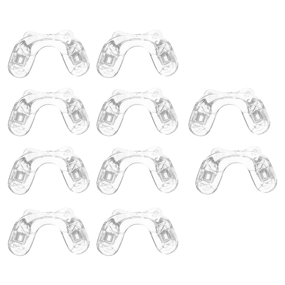 1 Set 5 Pairs Silicone U Shape Glasses Nose Pads Non- Slip Glasses Nose Bridges