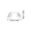 1 Set 5 Pairs Silicone U Shape Glasses Nose Pads Non- Slip Glasses Nose Bridges view 2