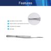 Hegebeck Long Handle Tweezer Stainless Steel Precision Tweezers Hair Remover Beauty Tool for Splinter and Ingrown Hairs with Straight Slant Tip 20cm 1pcs view 3
