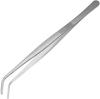 Hegebeck Stainless Steel Tweezers Long Handle Straight Tweezer Handmade Multipurpose Repairing Kit For Eyebrow Hair Remover Ingrown Hairs Remover with Bent Tip 18cm 1pcs view 1