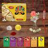 BOGATCHI Rakhi for Brother and Bhabhi with Sweets|Rakhi for Bhai and Bhabhi|Premium Lumba Rakhi Set| Lumba Rakhi Combo| Rakhi Lumba Set of 2| Bhaiya- Bhabhi Rakhi Set with Sweets|LMSPa-15 view 1