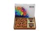 BOGATCHI Rakhi Dry Fruits Combo, Rakhi with chocolates gift pack, Rakhi and chocolate combo, Rakhi gift for brother with Chocolate Box 2pcs + Rakhi Set of 2+Roli Chawal+Rakhi Story Card,CDRFc10 view 2