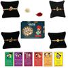 BOGATCHI Rakhi with Sweets, Rakhi for brother with sweets, Rakhi with sweets for brother, Rakhi for brother with gift sweets -Kaju Katli, 200g + Rakhi Set of 4 +Roli Chawal+ Rakhi Card |KKTRKH-4-36 view 1
