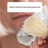 Hair Salon Tool, Hair Shaving Brush Portable Soft Small for Beard for Beard Shaving for Men view 3