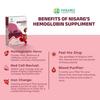 NISARG ORGANIC FARM Hemoglobin+ Powder I 100% Natural & Homemade I Improves Heart Health and Blood Pressure Ideal for Sensitive Stomachs Non-Constipating Red Blood Cell Supplement (100gm) view 4
