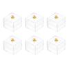 10Pcs Candy Display Box Storage Case Mini Adornment (Transparent) view 1
