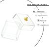 10Pcs Candy Display Box Storage Case Mini Adornment (Transparent) view 2