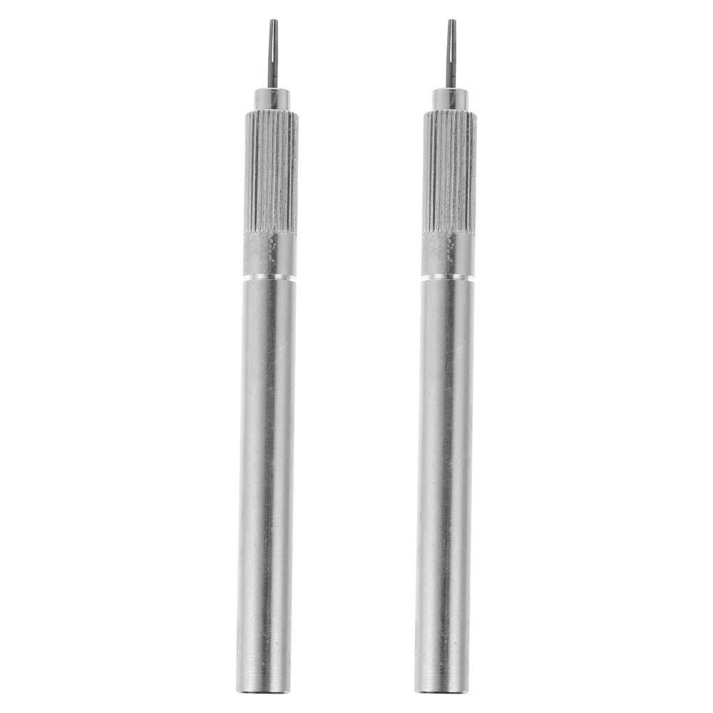 2Pcs Paper Quilling Pens Durable Quilling Pens Unique Paper DIY Crafts (Silver)
