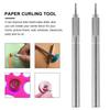 2Pcs Paper Quilling Pens Durable Quilling Pens Unique Paper DIY Crafts (Silver) view 2