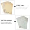 80pcs Vintage Writing Paper Antique Looking Papers Classic Aged Stationery Paper view 2