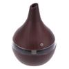 300ml Creative Aromatherapy Diffuser Wooden Grain Pattern USB Ultrasonic Air Aroma Silent Humidifier Essential Oil Aroma Diffuser (Coffee) view 4
