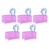 5 Pcs Doll House Crib Adornment Decorative Mini Baby Crib Mini Furniture Model view 2