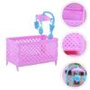 5 Pcs Doll House Crib Adornment Decorative Mini Baby Crib Mini Furniture Model view 3