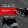 Litmus Ct-100 Men Beard & Body Trimmer With Hard Shell Carry Case | 20 Length Settings With Comb Lock | 100 Mins. Cordless Run Time | Led Battery Display | Stainless Steel Precision Blades view 4