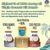 Indic Organics Raw Extra Virgin Coconut Oil |Extracted from Kerala Coconut's Milk |Cold Centrifuge Process, Unrefined & Unprocessed|For Dietary, Hair & Skin Care and Oil Pulling view 4