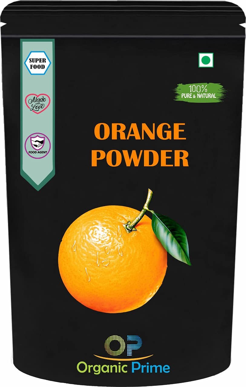 Organic Prime Orange Fruits Powder | Dry, No Added Sugars and Preservatives - 200 GM By Organic Prime