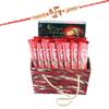 Astonished Retail Sweet Gift Hamper for Kitkat Lovers | Swastik Rakhi with Chocolate for Brother | Rakhi Chocolate Hamper | Roli, Chawal, Chandan, Misri | 427 view 1