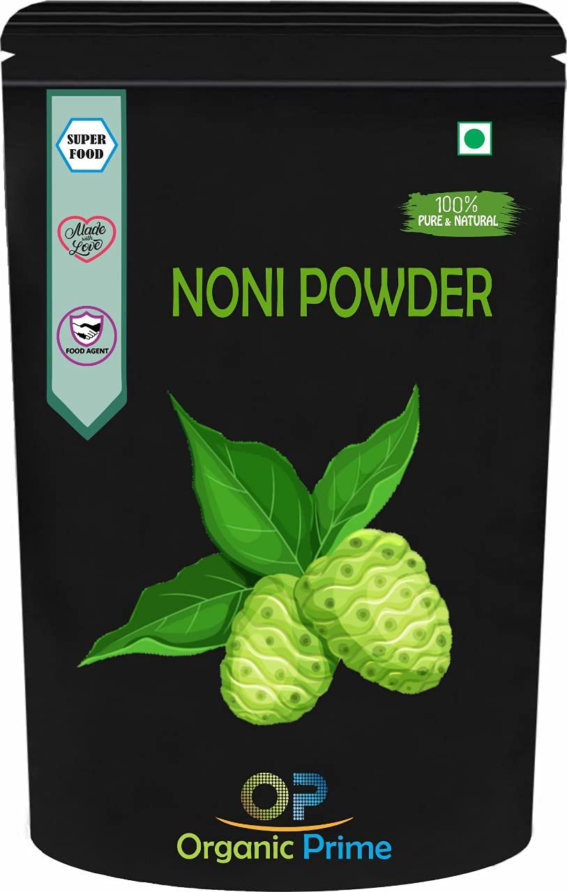 Organic Prime Noni Fruit Powder (Morinda Citrifolia) Vitamin C Supplements | Anti-Oxidant Energising Agent - 500 GM x 2 = 1 KG By Organic Prime