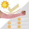 NESVIB 4 Pairs Biker/Sports Full Arm Fingerless Sleeves Gloves for UV, Dust, Summer, Sun Protection for men and Women (Black, Beige, Pink & Grey) view 2