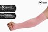 NESVIB 4 Pairs Biker/Sports Full Arm Fingerless Sleeves Gloves for UV, Dust, Summer, Sun Protection for men and Women (Black, Beige, Pink & Grey) view 3