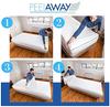 PEELAWAYS Disposable Sheets Mattress Protector  Singles Fitted Cover  Waterproof Bed Pad for Incontinence, Bedwetting, Hospitals (3, Singles) view 3