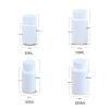 SHUILING 4PCS Empty Medicine Pill Organizer Plastic Medicine Pill Bottles Reagent Bottle Liquid Solid Powder Capsules Case Pill Chemical Containers with Screw Cap view 4