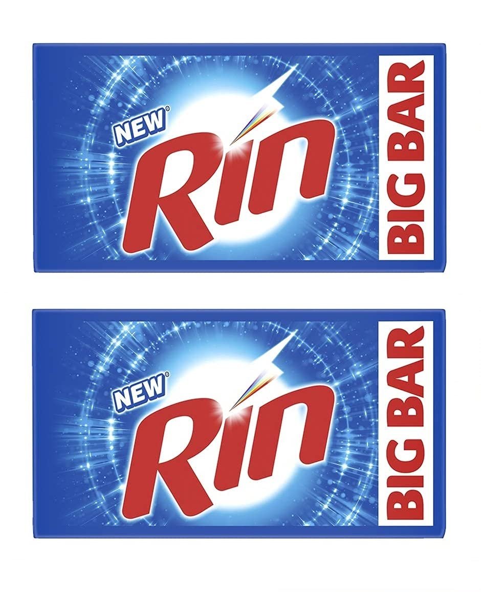 Soap RIn Detergent Bar (250gm Pack of 2)