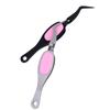 HEALLILY 2pcs Non-Slip Grip Tweezers Slanted Tip Stainless Steel Craft Tweezer Wide Precision Tip Clip for Ingrown Hair Facial Hair Eyebrow Shaping Splinter Blackhead Remover view 1