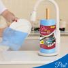 Highly Absorbent 2 Ply Kitchen Printed Tissue/Towel Paper Roll - Washable and Reusable- 1 Roll (140 Pulls Per Roll)- 60 GSM, BLUE view 3