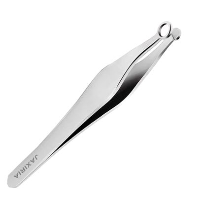 jaxiria Nose Hair Trimmer,Eyebrow Trimmer,Facial Grooming Scissors For Ear,Nose,Nostril And Mustache Trimming - For Men And Women. Comes With Clear Box. (Round Tip)