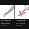 jaxiria Nose Hair Trimmer,Eyebrow Trimmer,Facial Grooming Scissors For Ear,Nose,Nostril And Mustache Trimming - For Men And Women. Comes With Clear Box. (Round Tip) view 4