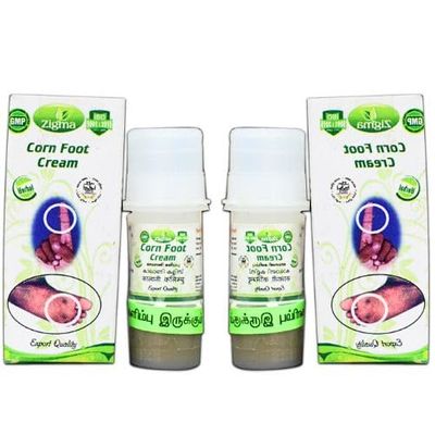 CTM EXPORTS Zigma Ointment For Kaal Aani Cream (500Mg) - (Pack Of 500Mg X 2) - Foot Corn Remover, Hand Corn Remover, Callus Remover, Kapasi Remover Cream/Malam (Pack Of 2)