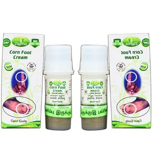 CTM EXPORTS Zigma Ointment For Kaal Aani Cream (500Mg) - (Pack Of 500Mg X 2) - Foot Corn Remover, Hand Corn Remover, Callus Remover, Kapasi Remover Cream/Malam (Pack Of 2)